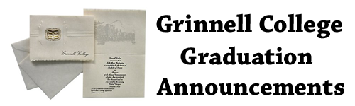 Grinnell College Graduation Announcements