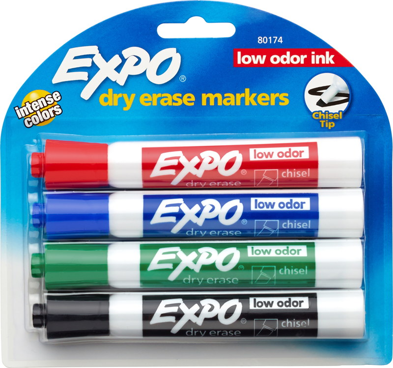 Expo 4 pack Dry Erase Markers (SKU 1080202134)