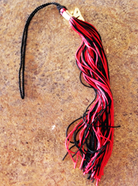 Black and Red Tassel