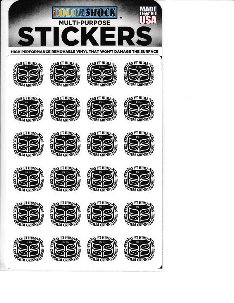 College Seal Sticker Sheet (SKU 1102211426)