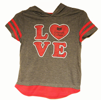 Toddler LOVE Hooded T-shirt