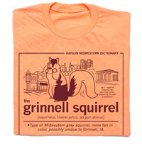 Grinnell Squirrel Definition T-shirt