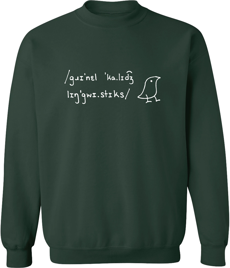Linguistics Crewneck Sweatshirt (SKU 1124239047)