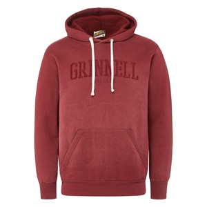 Vintage Hooded Sweatshirt with Puff Embroidery Decor - 1 (SKU: 113079212) Vintage Hooded Sweatshirt with Puff Embroidery Decor - 1
